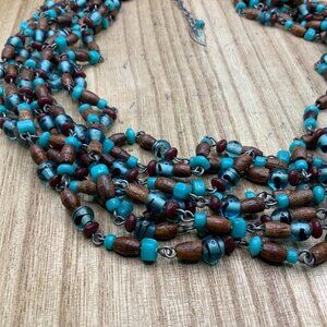 Coldwater Creek Boho Multi Strands Necklace